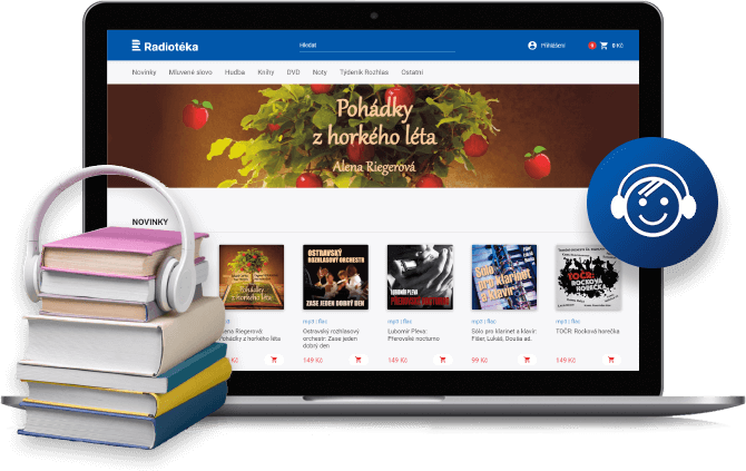 E-shop Radiotéka - desktop
